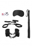 ZESTAW BONDAGE Bed Post Bindings Restraing Kit - Bed Post Bindings Restraing Kit - Black