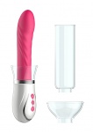 ZESTAW DLA PAR dildo,pompka-penis,łechtaczka,sutki - Twister - 4 in 1 Rechargeable Couples Pump Kit - Pink