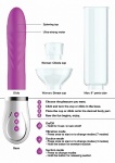 ZESTAW DLA PAR dildo,pompka-penis,łechtaczka,sutki - Twister - 4 in 1 Rechargeable Couples Pump Kit - Purple