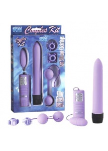 SexShop - Zestaw wibratorów i akcesoriów Waterproof Couples Vibrator Kit - online