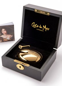 Sexshop - Coco de Mer Nell Pleasure Seed Vibrator 18K Gold Plate Gold   - Złoty wibrator - online